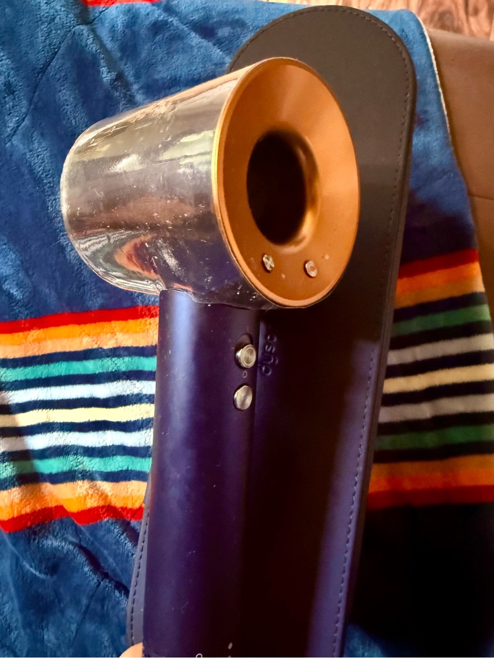 Dyson Supersonic Hair Dryer - Navy and Copper - Picture 3 of 8
